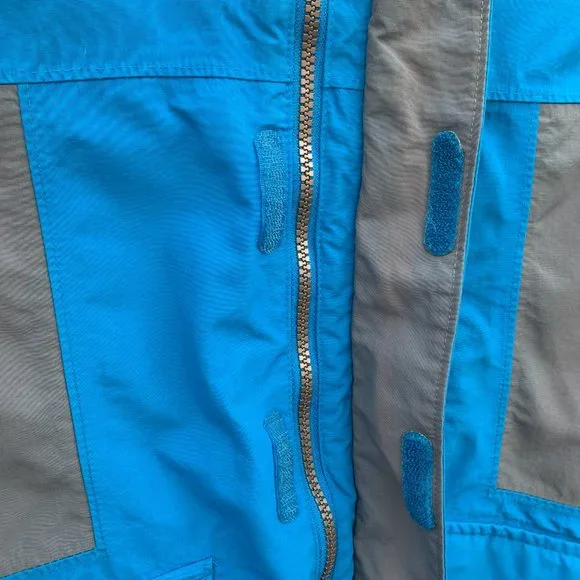 Lands' End Blue & Gray Boys Squall Collection Insulated Waterproof Winter Jacket